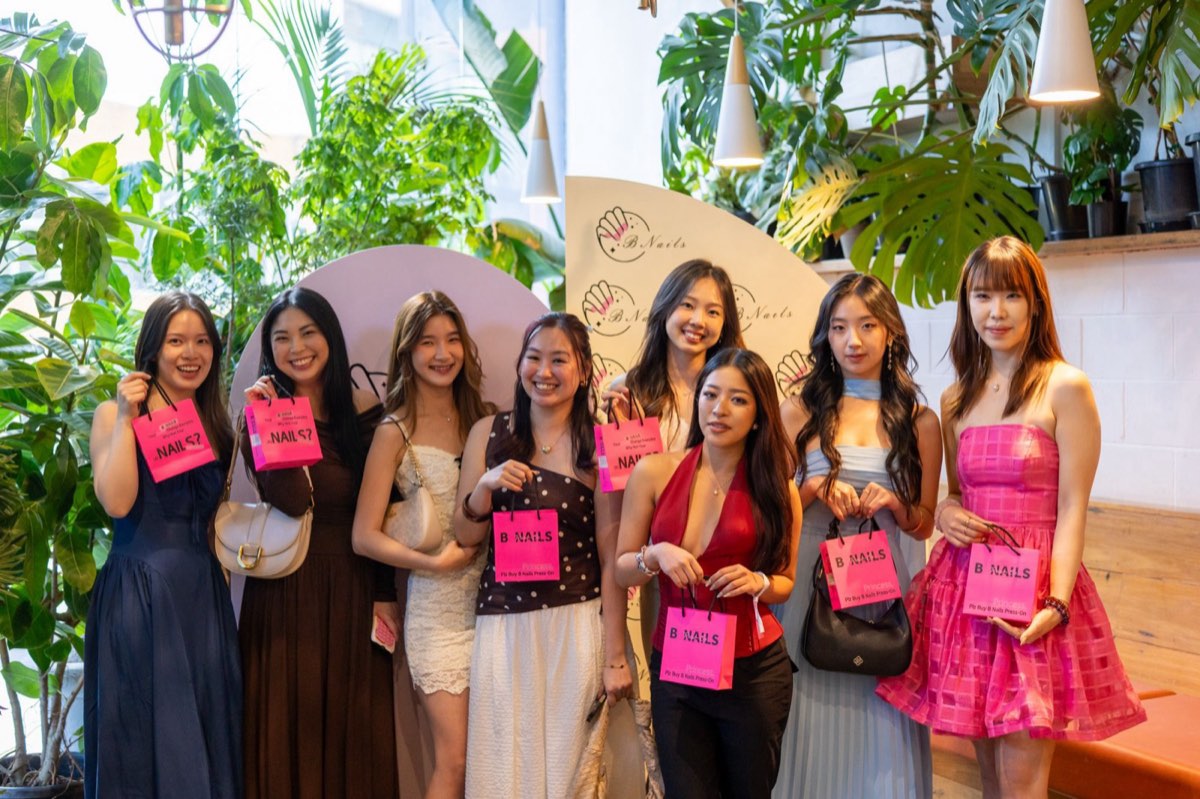 Influencers with B Nails gift bags